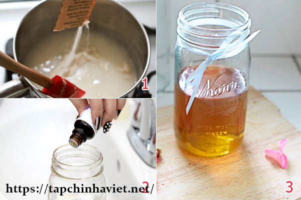 c&aacute;c bước l&agrave;m s&aacute;p thơm