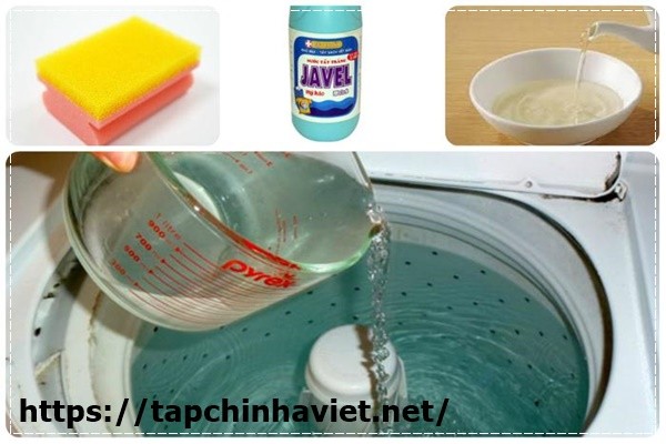 Vệ sinh m&aacute;y giặt bằng bột tẩy thường xuy&ecirc;n gi&uacute;p bảo vệ sức khỏe gia đ&igrave;nh