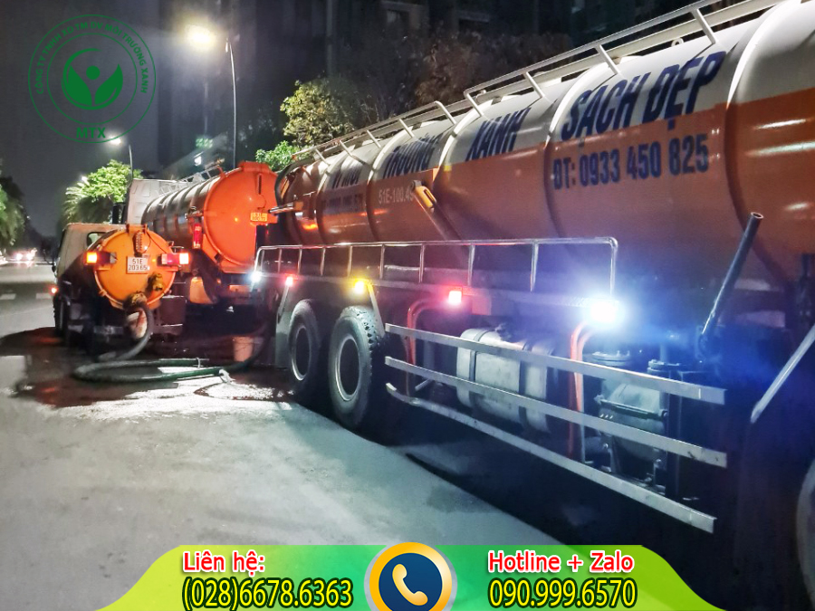 Dịch vụ thu gom b&ugrave;n thải c&ocirc;ng nghiệp chuy&ecirc;n nghiệp